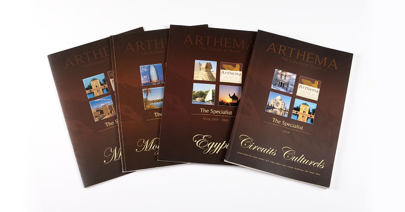 Arthema - Brochures 2007 et 2008, Circuits Culturels, Egypte EtÃ© et Hiver, Maroc, Turquie, Moyen-Orient en versions franÃ§aises et nÃ©erlandaises